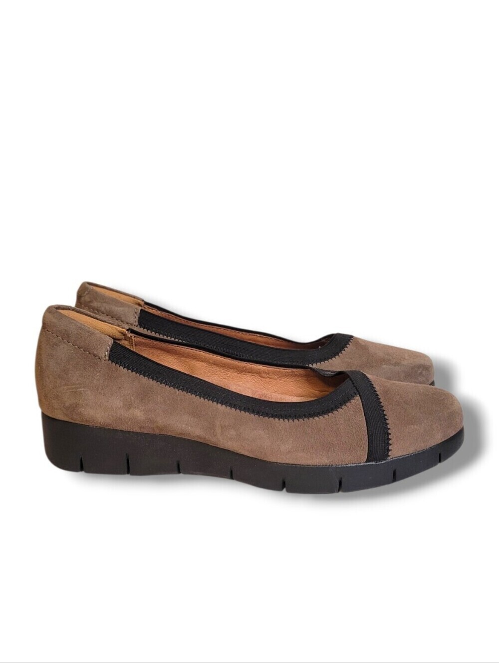 Clarks Artisan Daelyn Hill Suede Wedge Shoes Size 9